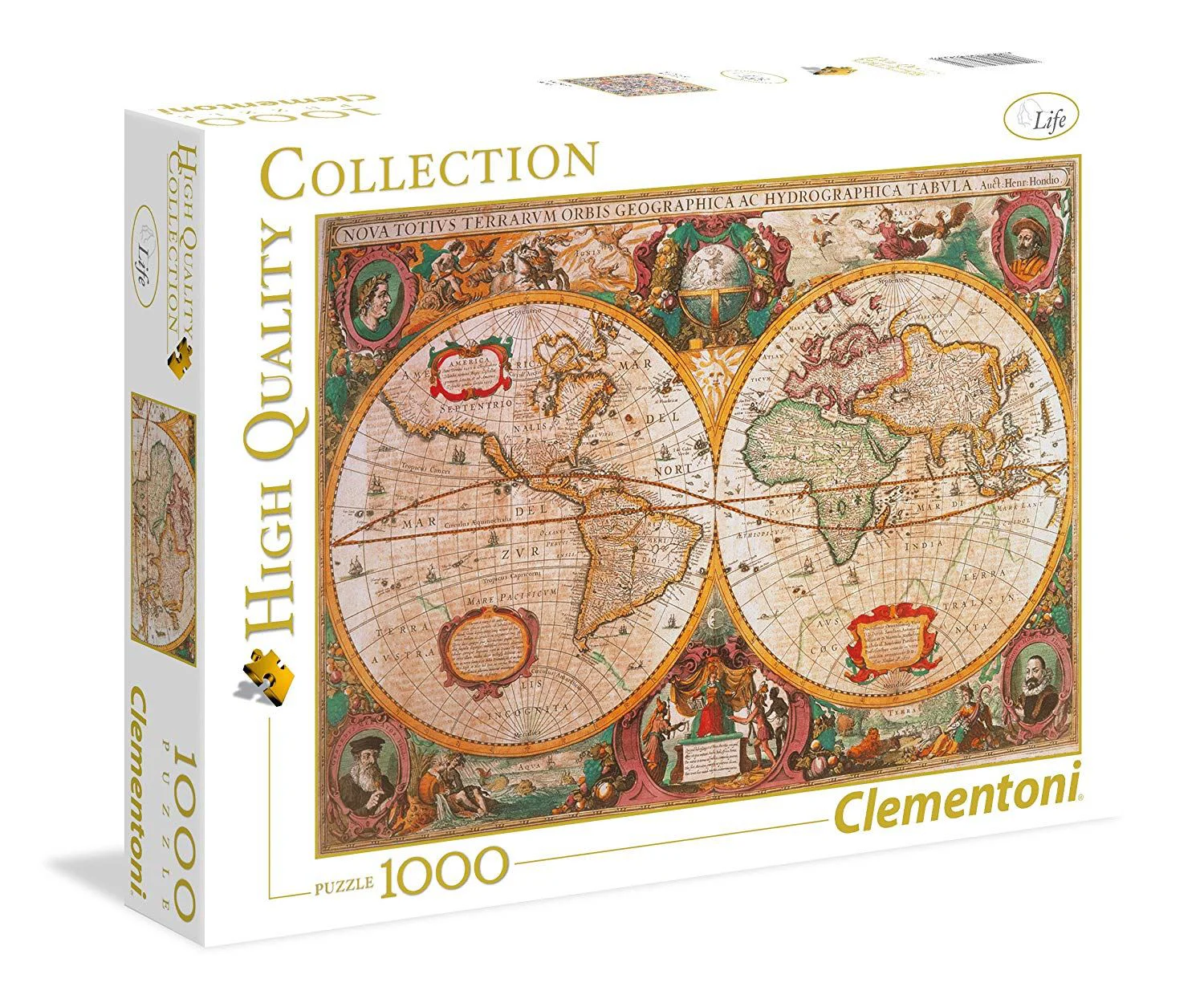 Puzzle Clementoni Harta antica, 1000 piese