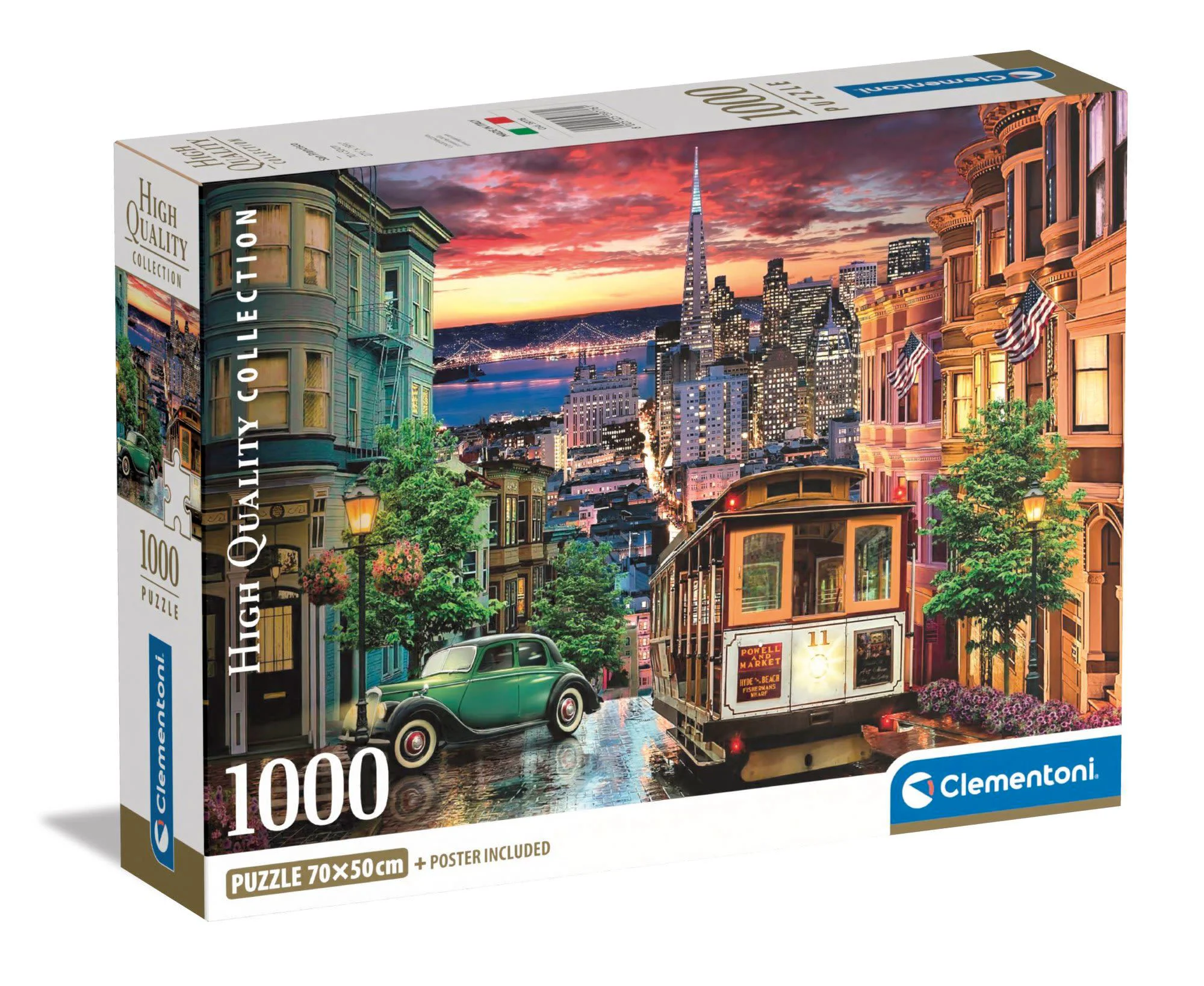 Puzzle Clementoni San Francisco, 1000 piese foto