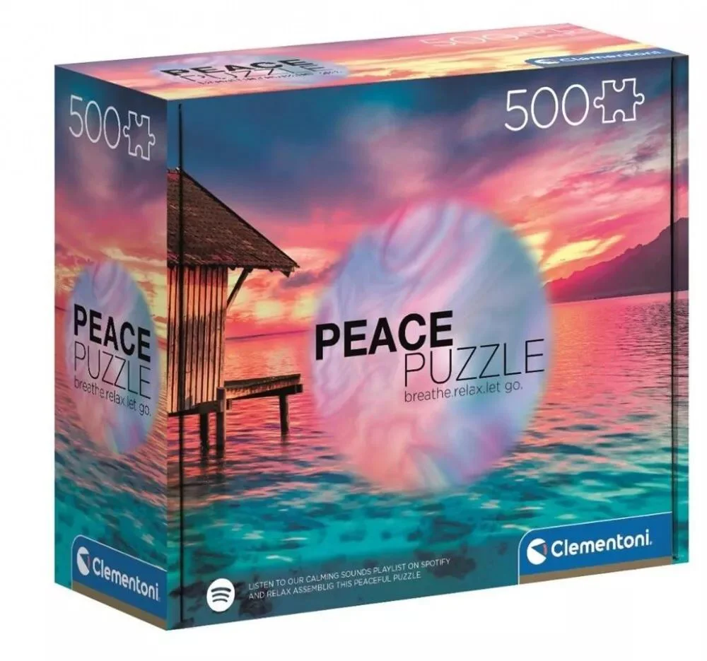 Puzzle Clementoni Peace Living the Present, 500 piese foto