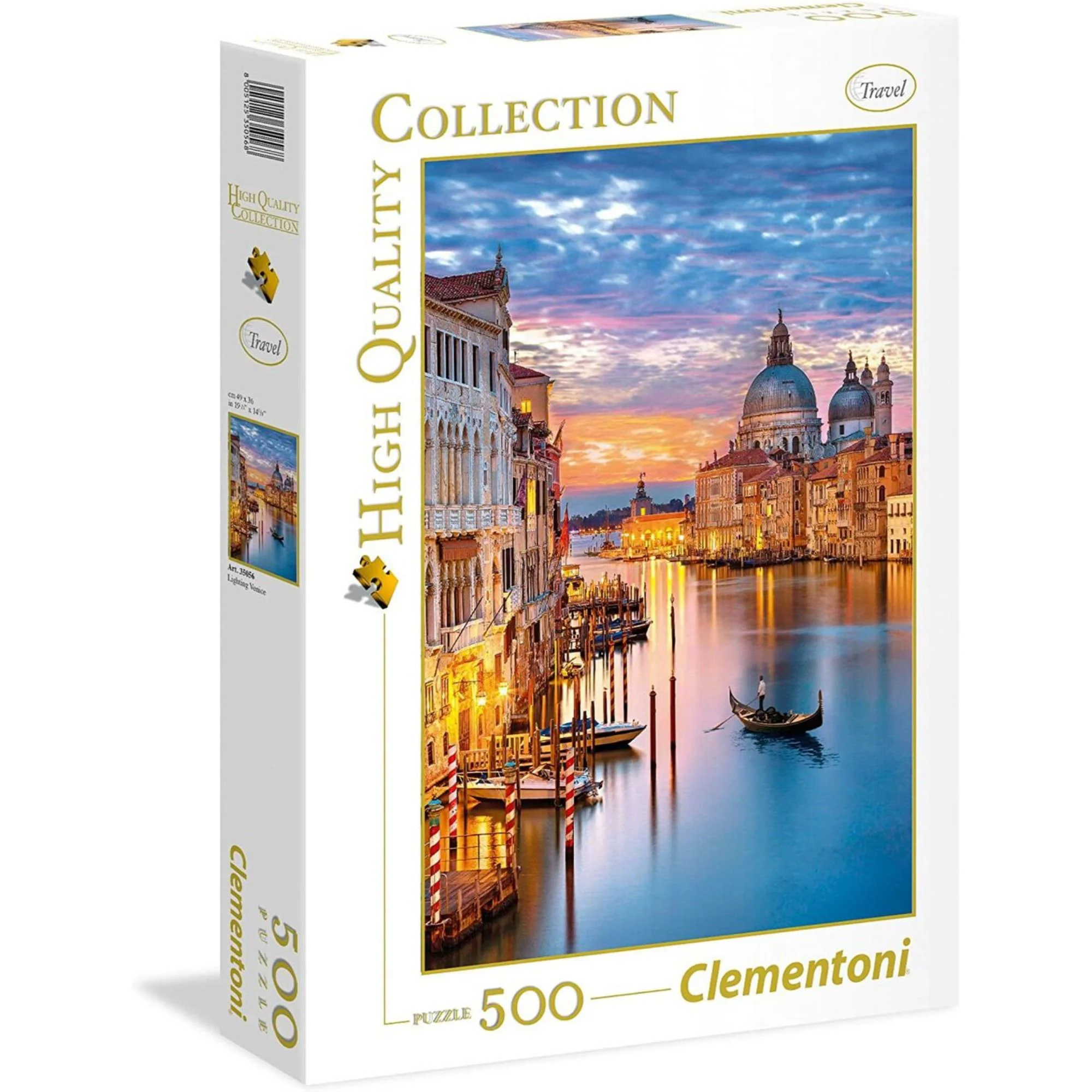 Puzzle Clementoni Lighting Venice, 500 piese foto