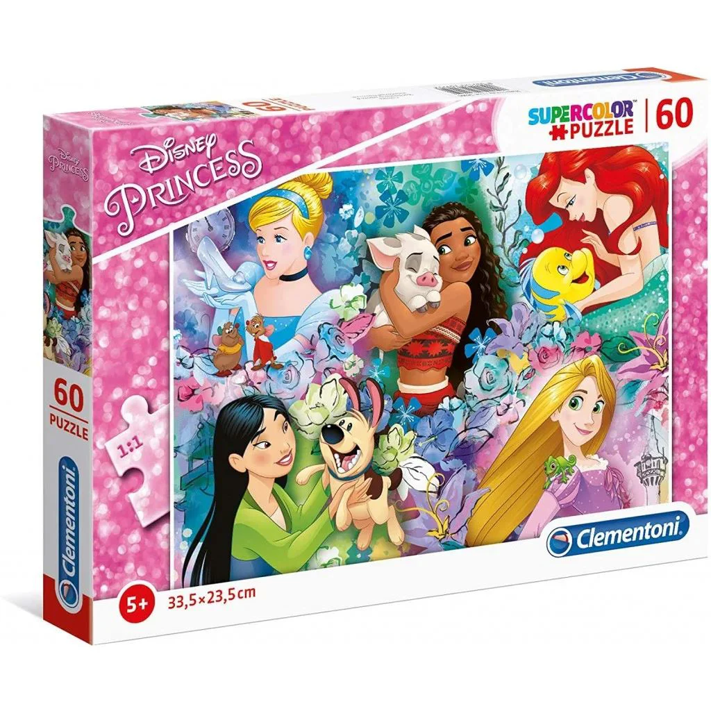 Puzzle Clementoni Disney Princess, 60 piese foto
