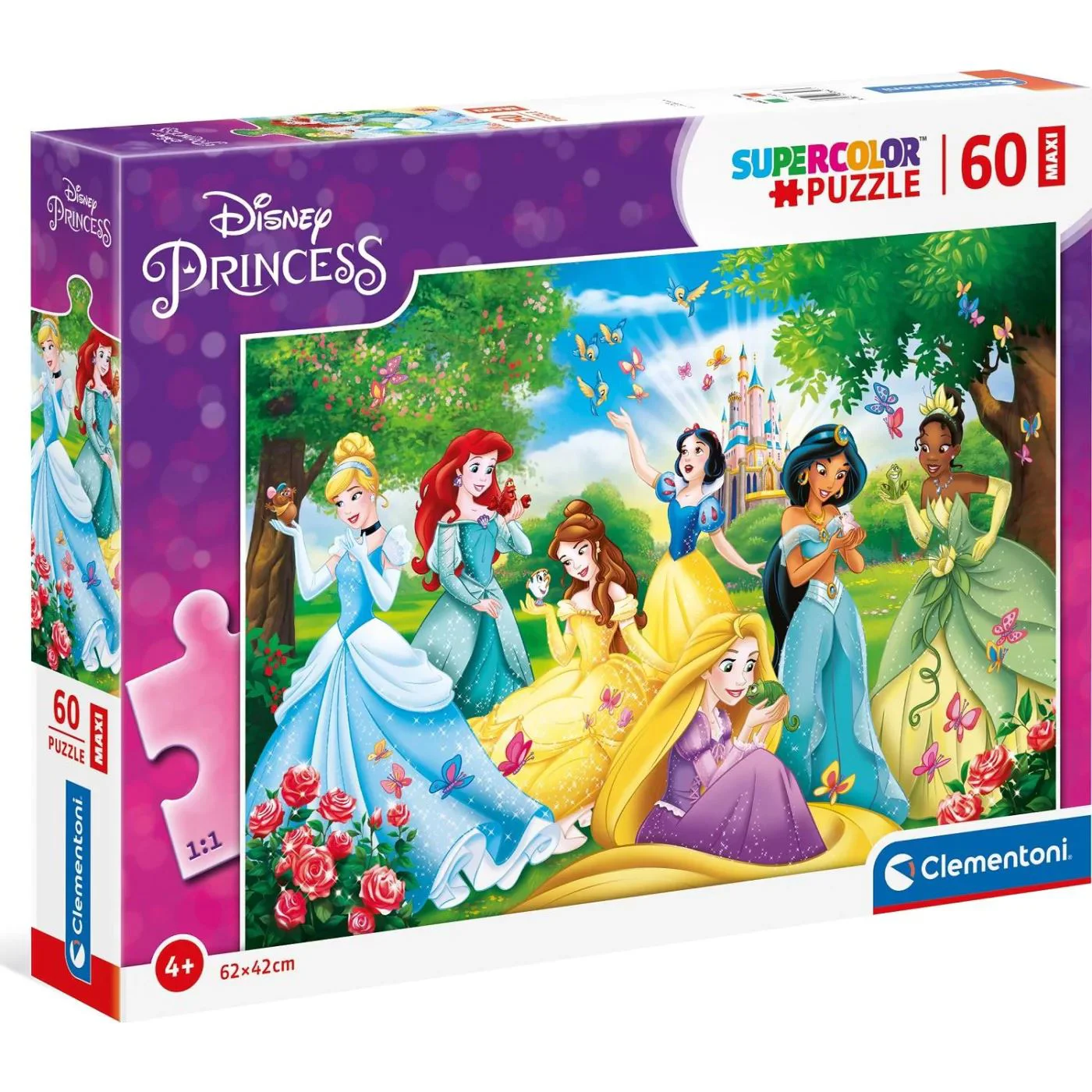 Пазл Clementoni Disney Princess, 60 деталей