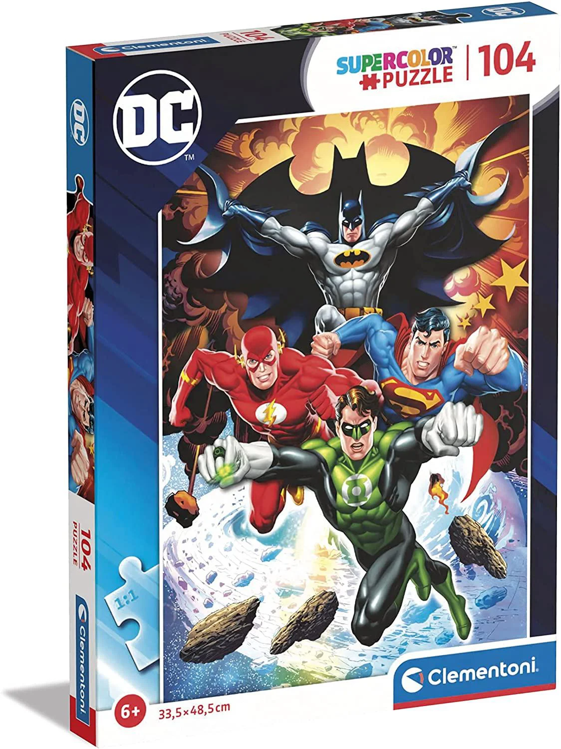 Puzzle Clementoni DC Superheroes, 104 piese