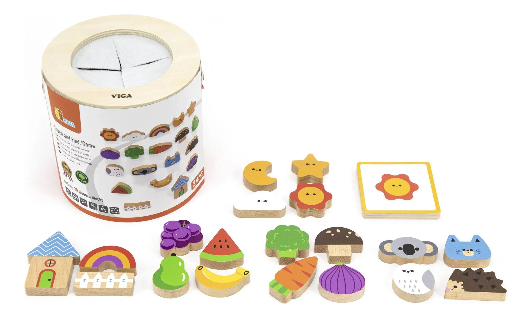 Joc Educativ Viga Toys "Atinge si Gaseste"