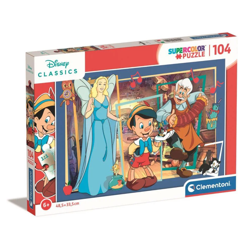 image for Puzzle Clementoni Pinocchio, 104 piese foto