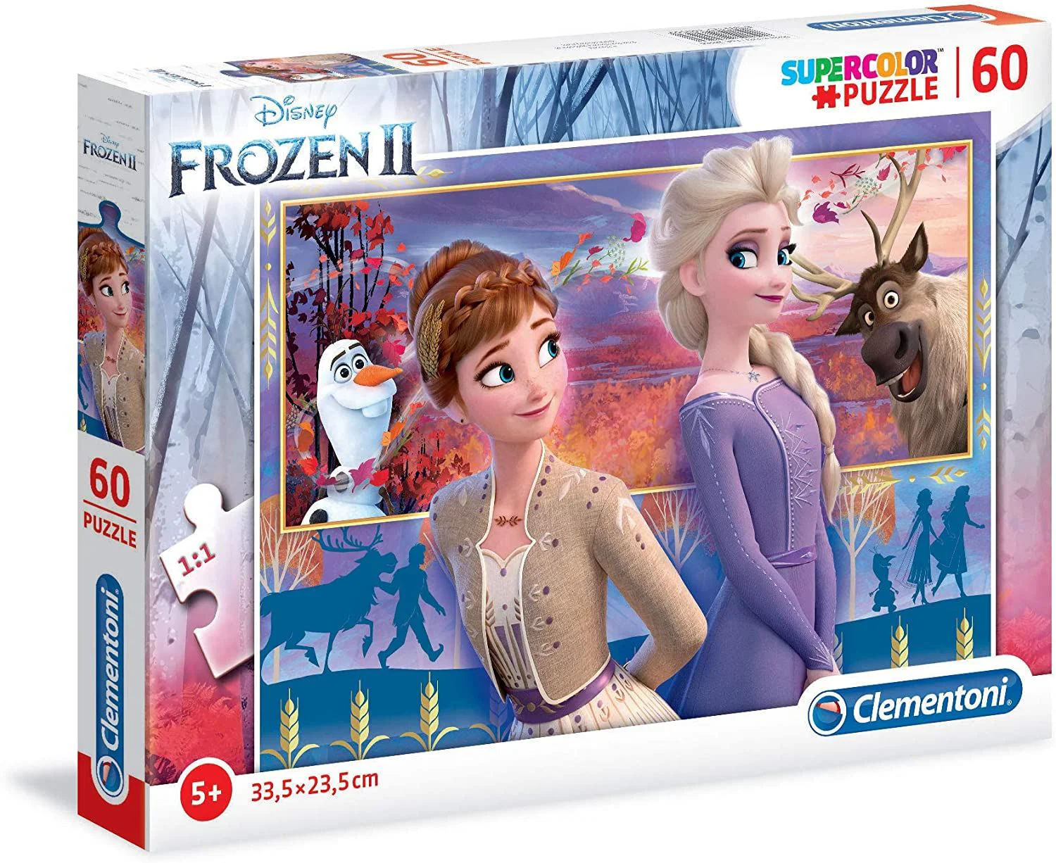 Puzzle Clementoni Frozen, 60 piese foto