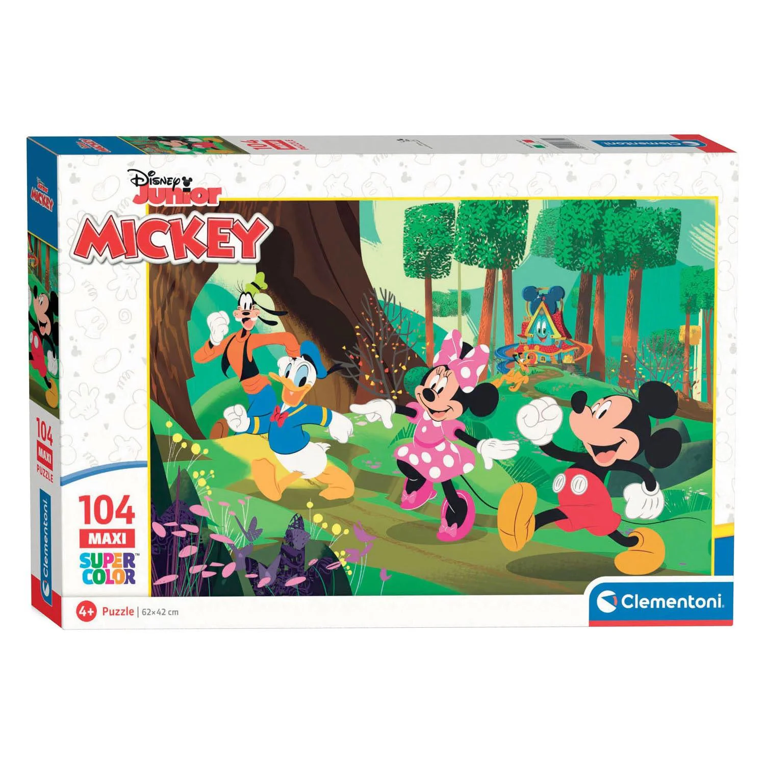 Puzzle Clementoni Maxi Super color Mickey and Friends, 104 piese foto