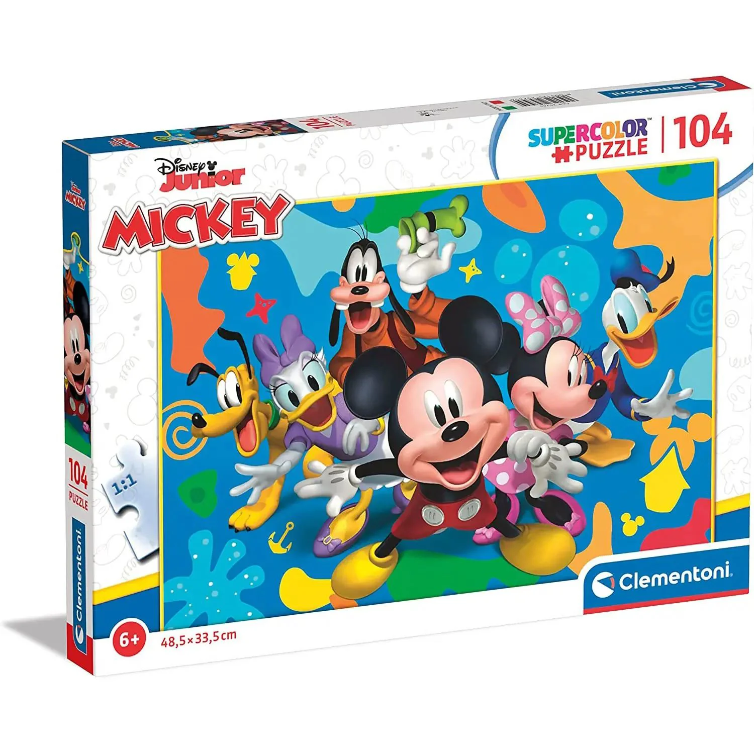 Puzzle Clementoni Mickey Mouse si prietenii sai, 104 piese foto
