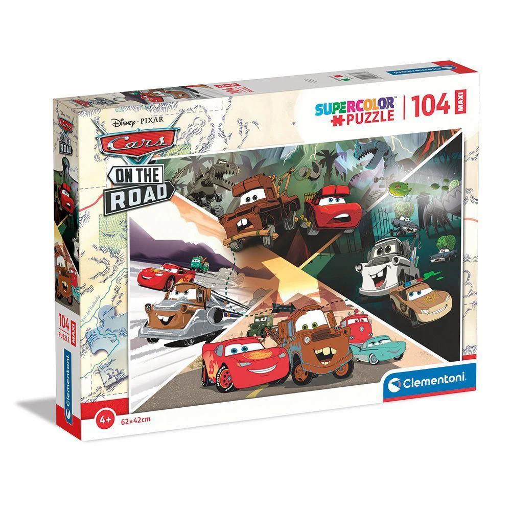 Пазл Clementoni Maxi Disney Cars, 104 деталей