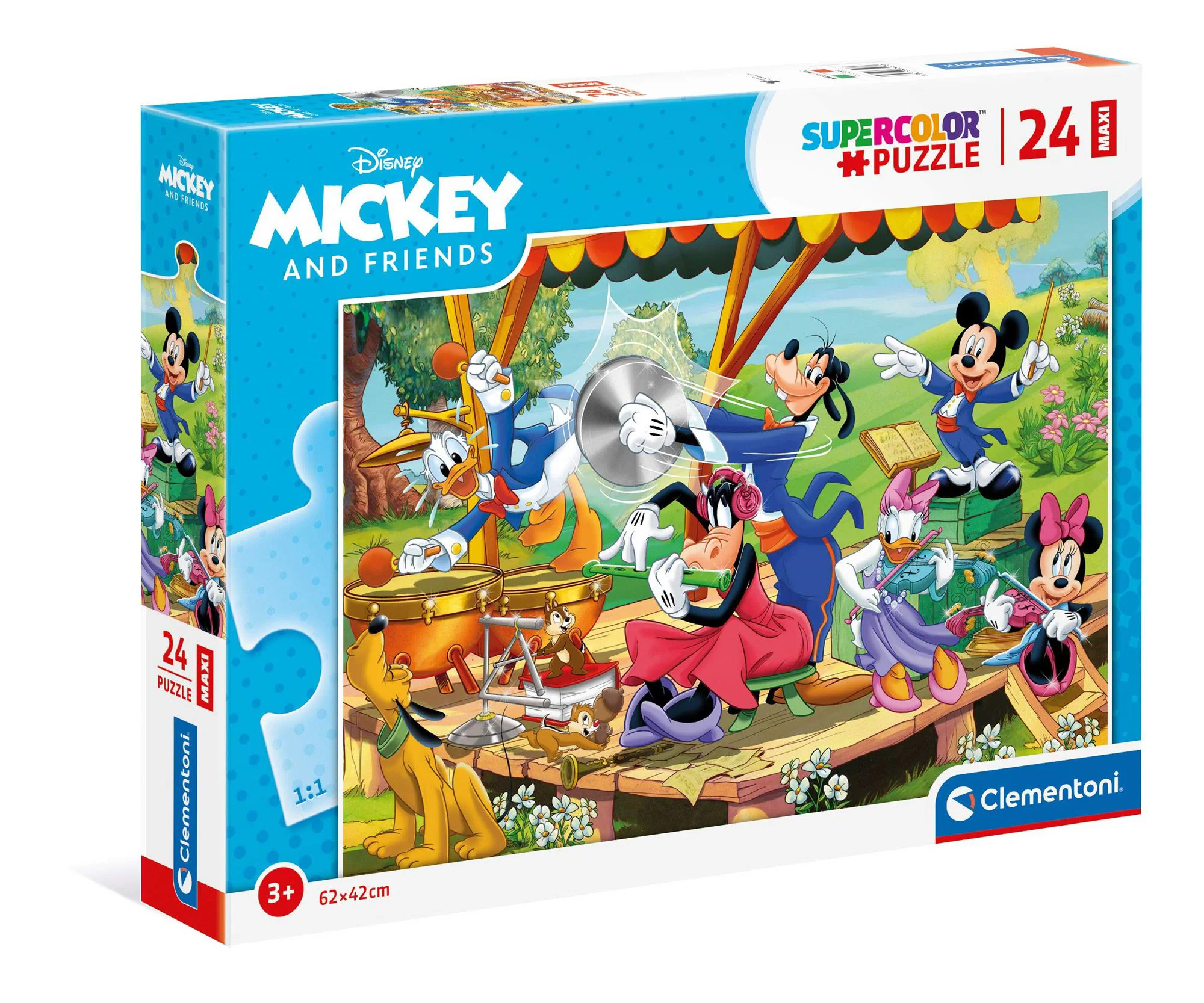 Puzzle Clementoni Maxi Mickey and Friends, 24 piese foto