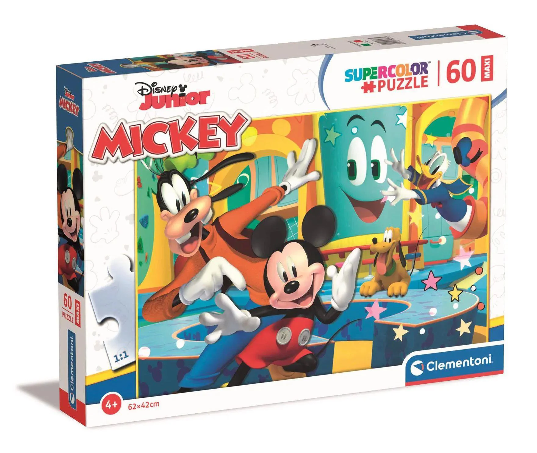 Пазл Clementoni Maxi Mickey Mouse, 60 деталей foto