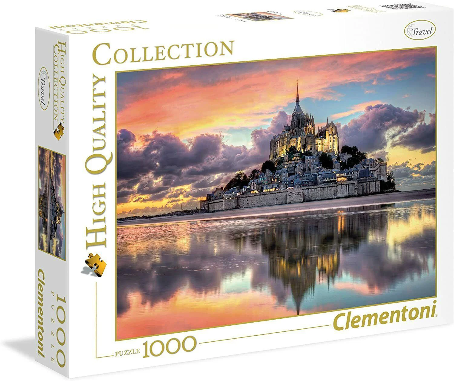 Пазл Clementoni Чудесный Мон-Сен-Мишель, 1000 деталей