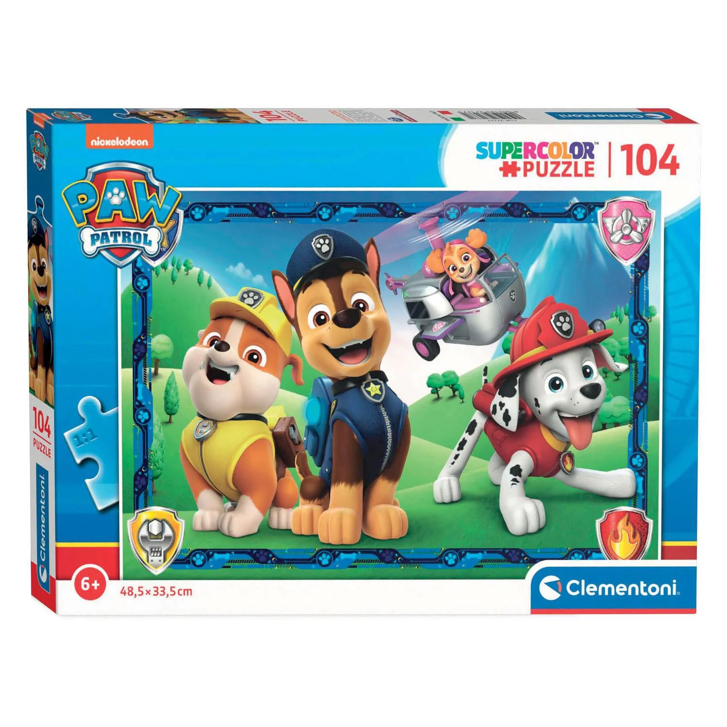 Puzzle Clementoni Paw Patrol 2, 104 piese foto