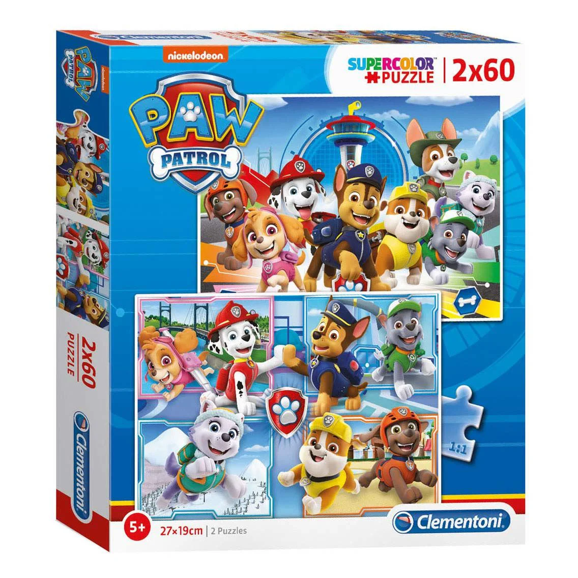 Puzzle Clementoni Paw Patrol, 2x60 piese foto