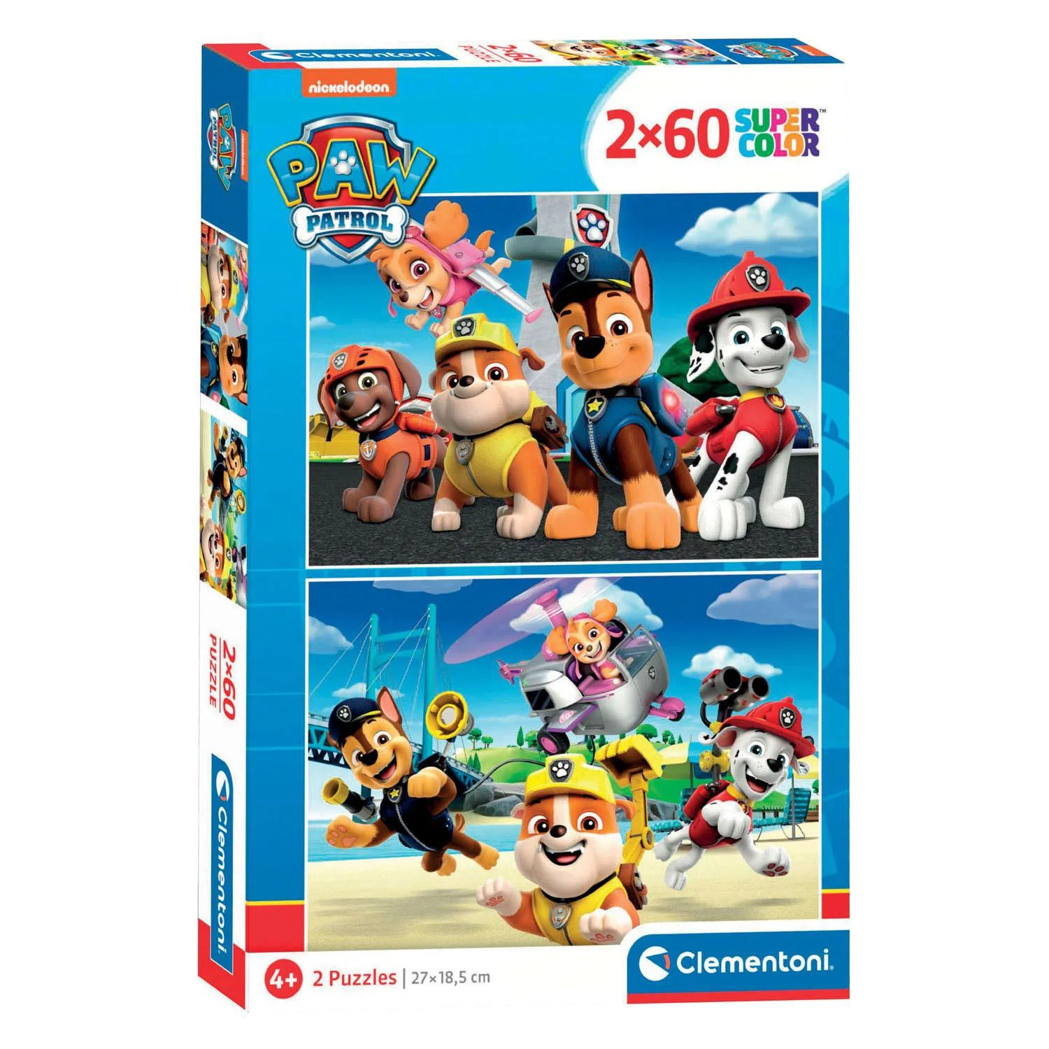 Puzzle Clementoni Paw Patrol, 2x60 piese foto