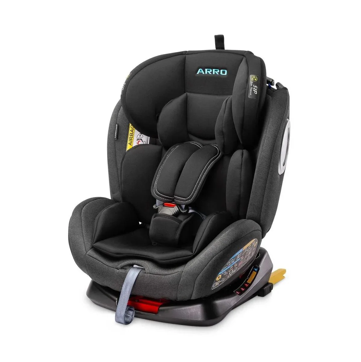 Scaun auto Caretero Isofix Arro Black, 0-36 kg foto
