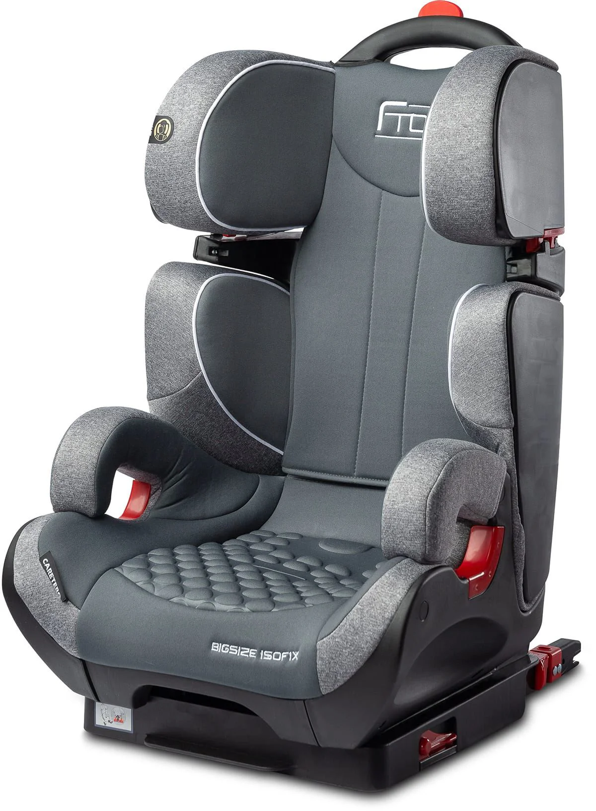 Scaun auto Caretero Isofix Transformer Frodi Grey, 15-36 kg