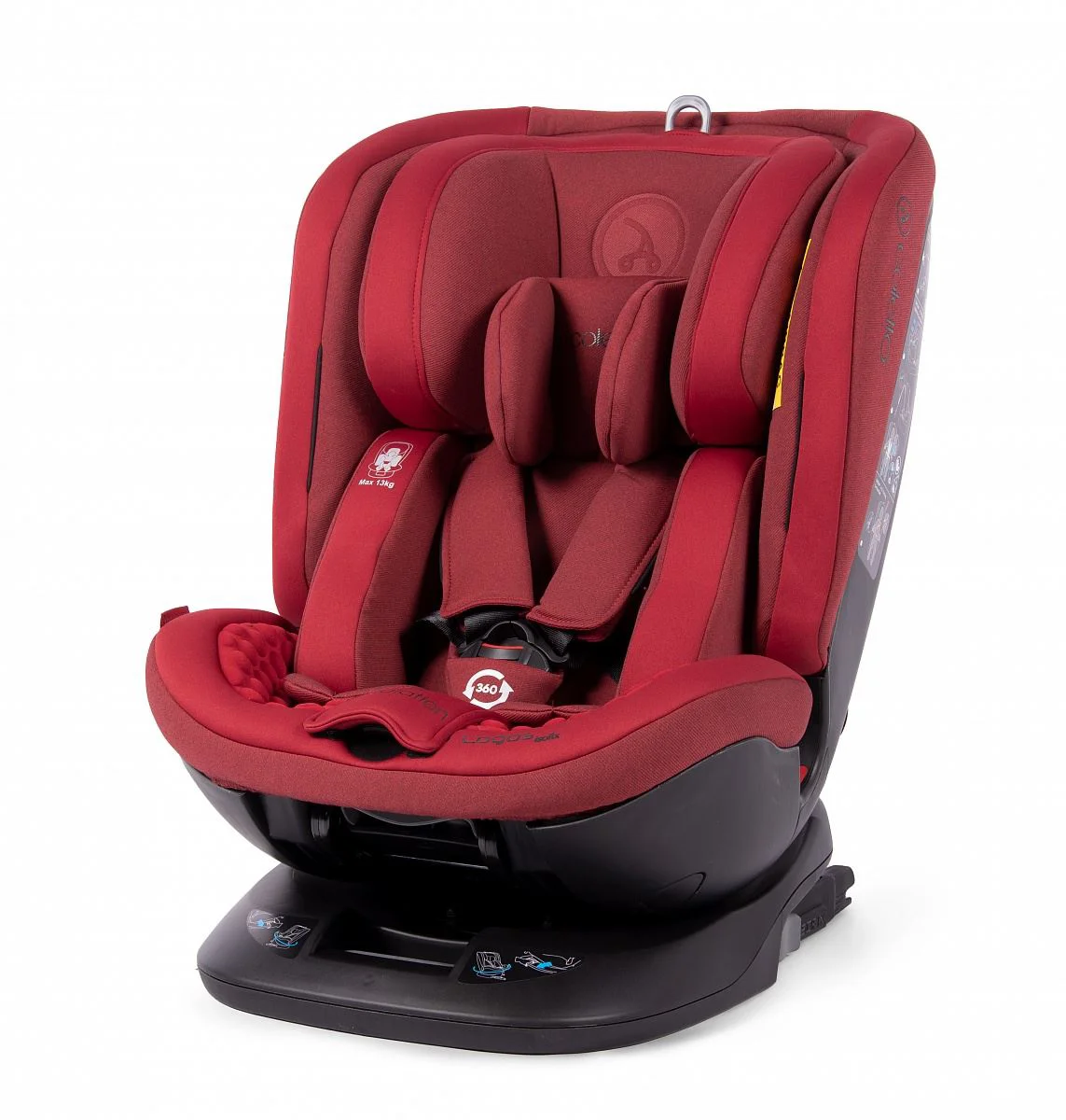 Автокресло i-Size 40-150см (0-36 kg) Isofix Coletto Logos Red