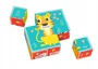 Cub puzzle din lemn Tooky Toy Animale foto