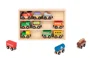 Set de joaca din lemn Tooky Toy Trenulete foto