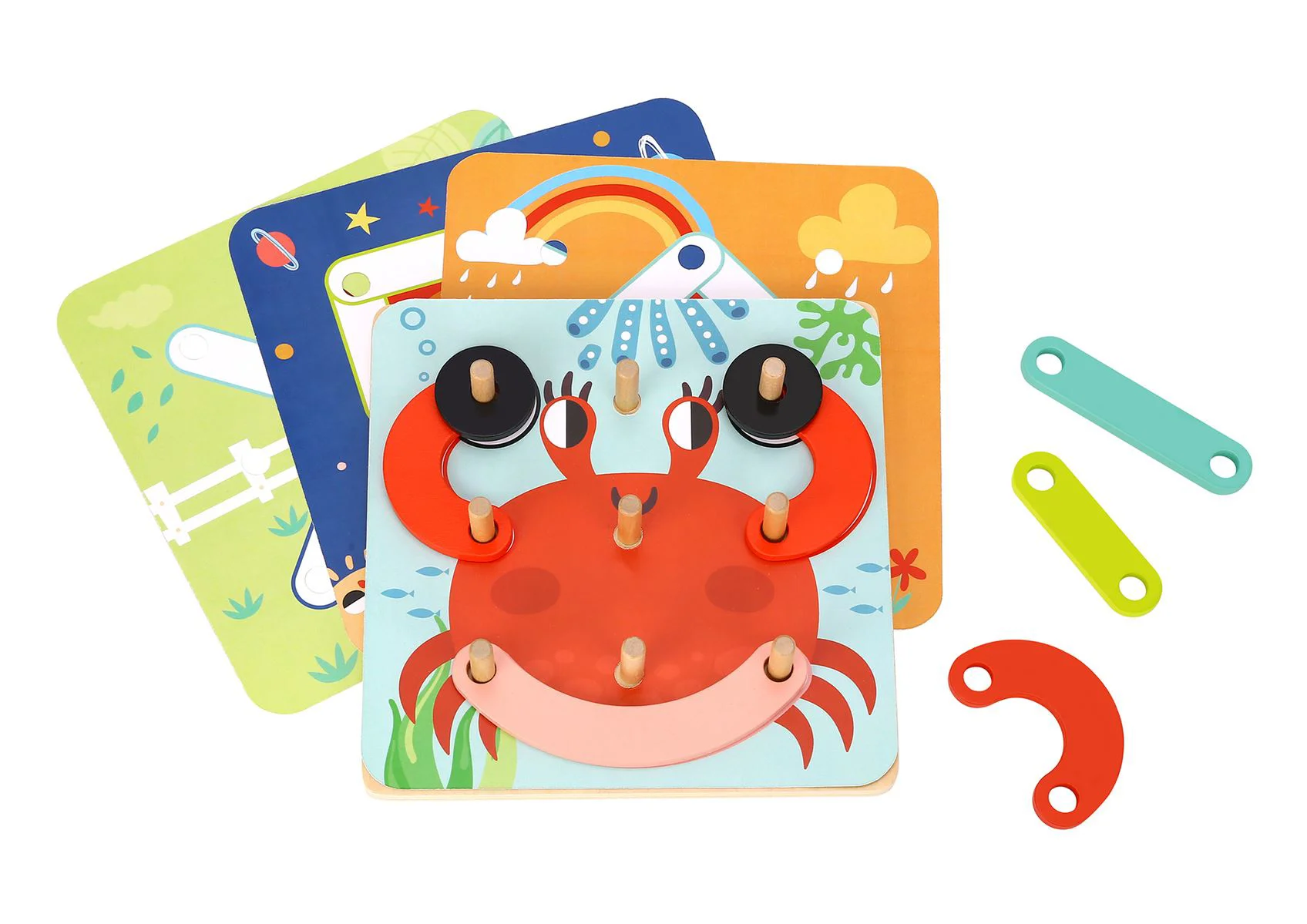 image for Joc educativ din lemn Tooky Toy Betisoare foto