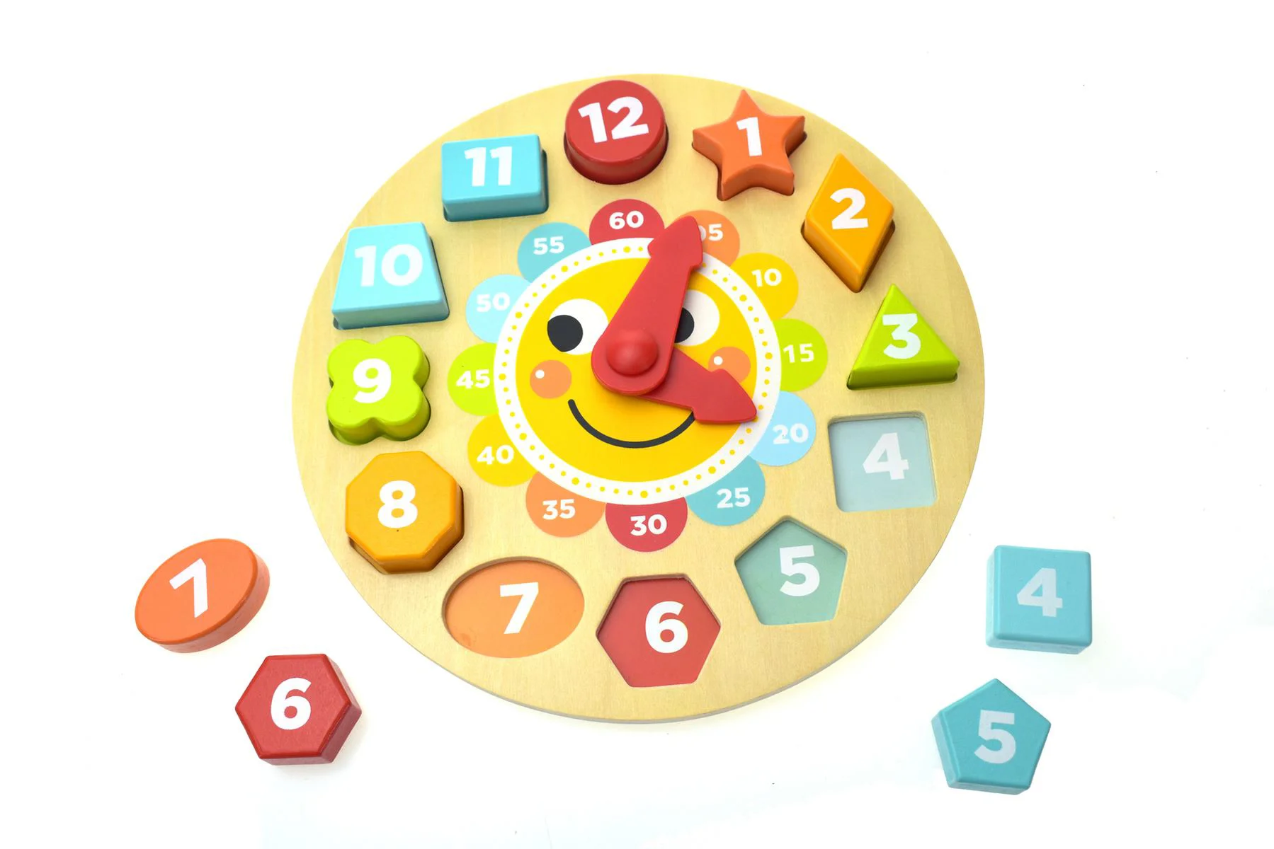 image for Sorter din lemn Tooky Toy Ceasul foto