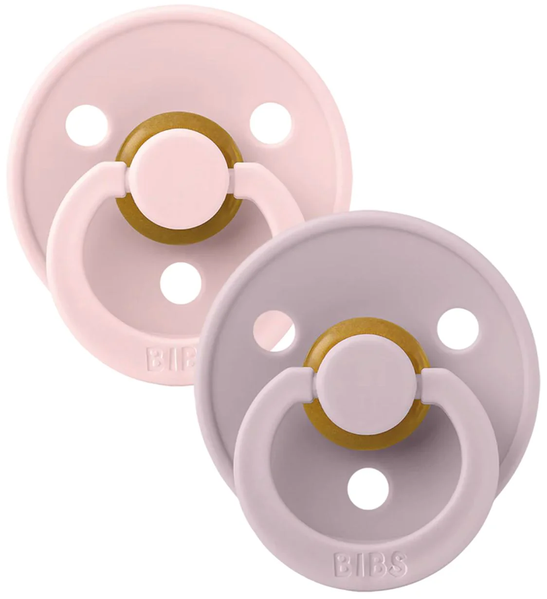 image for Набор из 2 круглых пустышек BIBS Colour Blossom/Dusky Lilac (6-18 мес.) foto