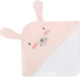 Prosop cu gluga terry KikkaBoo Rabbits in Love, 90x90 cm foto