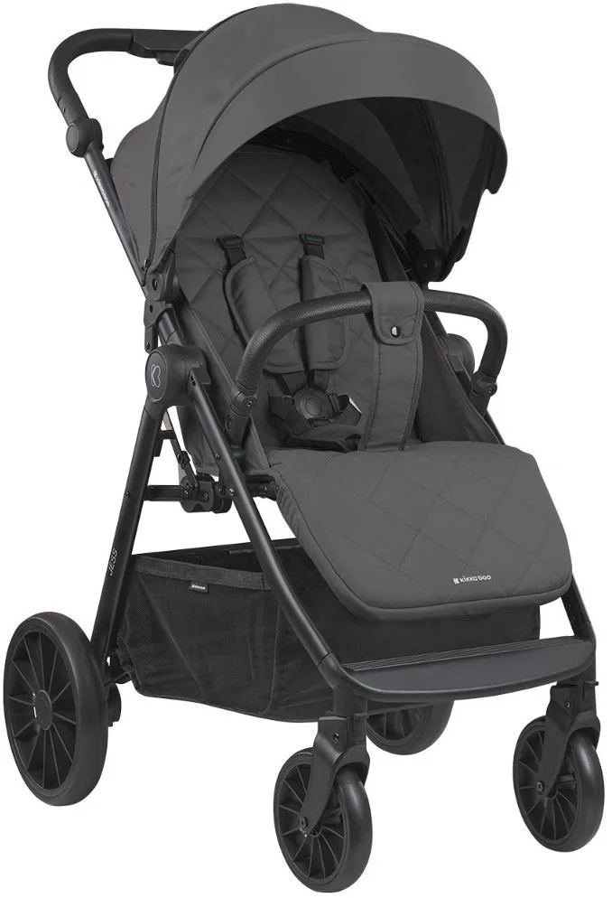 image for Carucior de plimbare KikkaBoo Jess Dark Grey foto