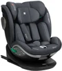 Scaun auto rotativ cu isofix KikkaBoo i-Drive Dark Grey, 40-150 cm