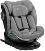 Scaun auto rotativ cu isofix KikkaBoo i-Drive Light Grey, 40-150 cm