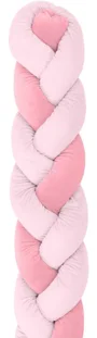 Плетеная боковая защита KikkaBoo Pink (толщина 20 см), 210 см foto