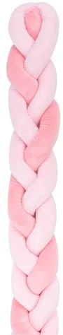 Плетеная боковая защита KikkaBoo Pink (толщина 12 см), 180 см foto