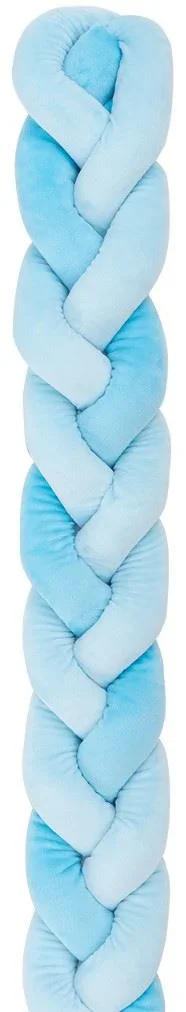 image for Плетеная боковая защита KikkaBoo Blue (толщина 12 см), 180 см foto