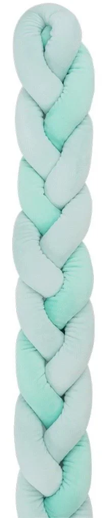 image for Плетеная боковая защита KikkaBoo Mint (толщина 12 см), 180 см foto