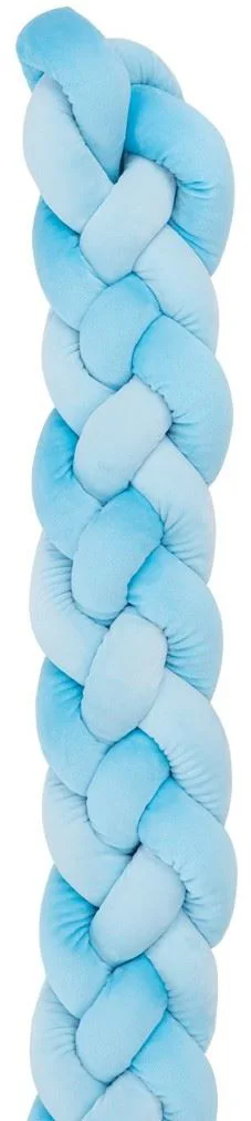 image for Плетеная боковая защита KikkaBoo Blue (толщина 15 см), 180 см foto