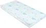 Saltea pentru patut KikkaBoo Siesta Clouds Blue, 120x60x10 cm foto