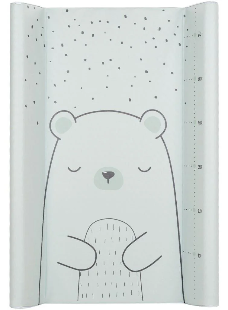 Пеленальный коврик KikkaBoo Bear with me Mint, 70x50 см