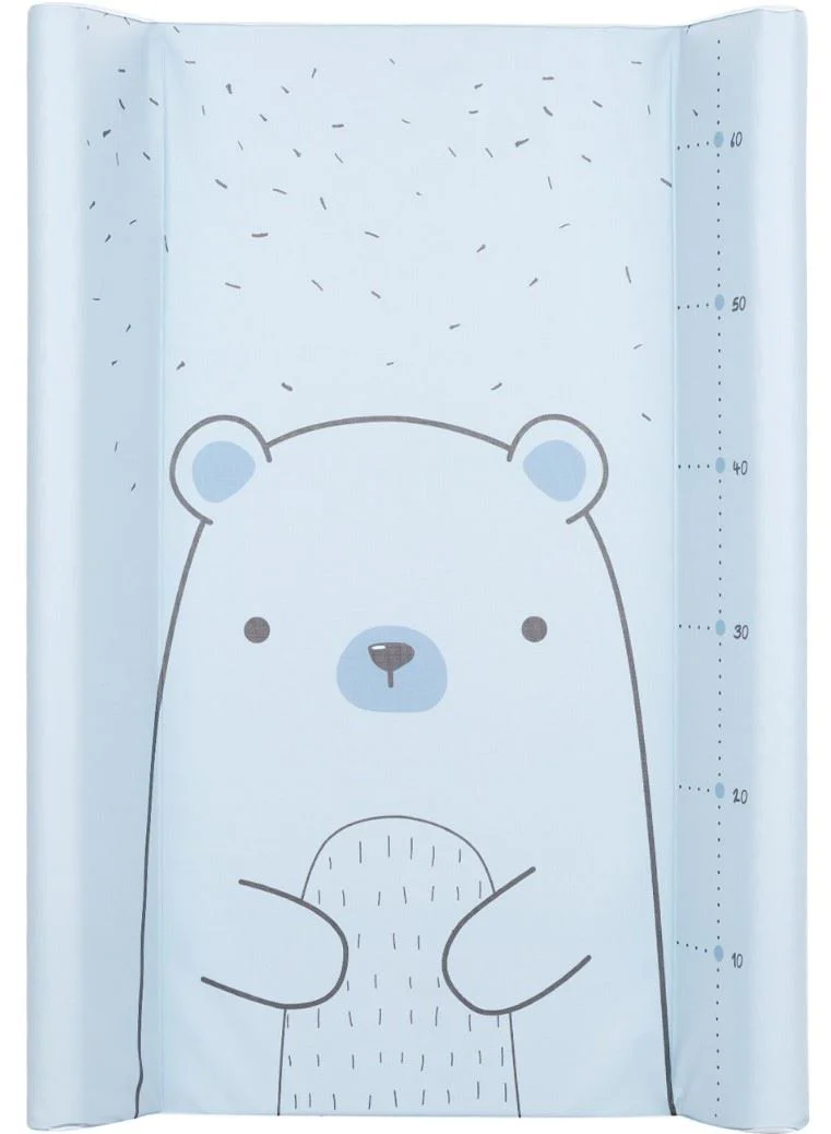 Saltea pentru infasat tare KikkaBoo Bear with me Blue, 70x50 cm