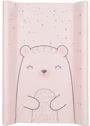 Пеленальный коврик KikkaBoo Bear with me Pink, 80x50 см