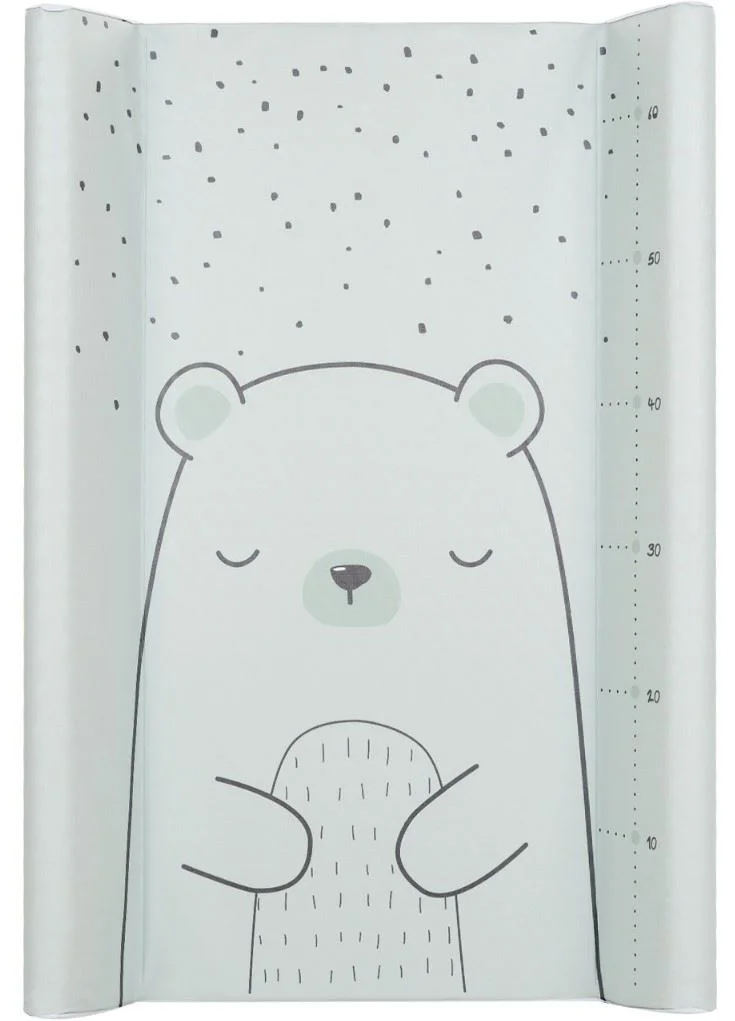 Saltea pentru infasat moale KikkaBoo Bear with me Mint, 80x50 cm