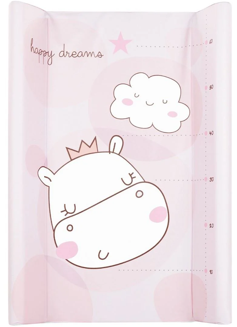 Saltea pentru infasat moale KikkaBoo Hippo Dreams, 80x50 cm