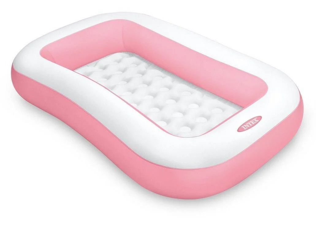 Piscina gonflabila cu fund moale Intex 166x100x28 cm foto