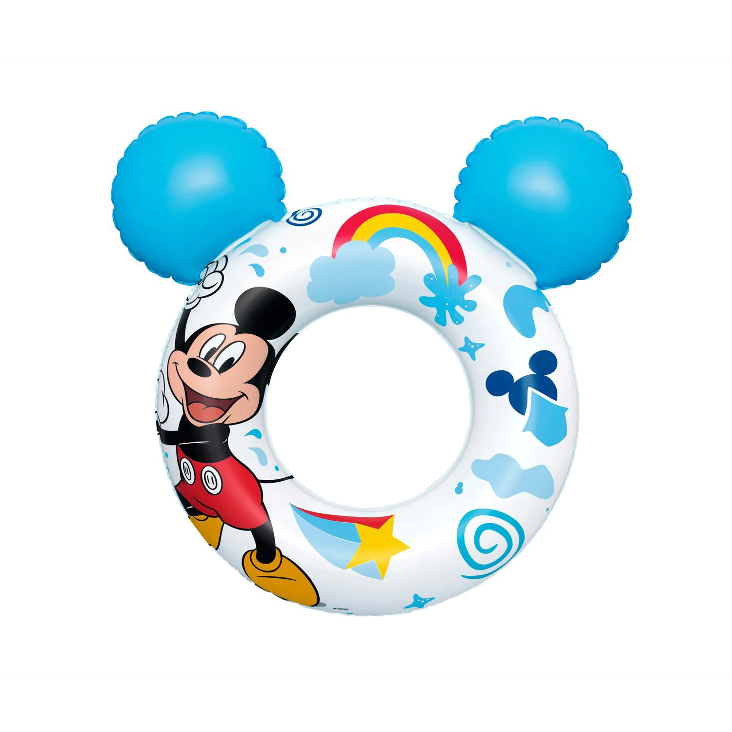 Cerc gonflabil Mickey Mouse cu urechi (3-6 ani), 66 cm