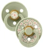 Set 2 suzete rotunde din latex BIBS Studio Colour Jasmine - Sage Mix (6-18 luni) foto