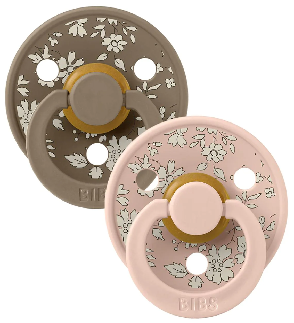 Set 2 suzete rotunde din latex BIBS LIBERTY Colour Capel - Blush Mix (6-18 luni) foto