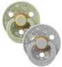 Set 2 suzete rotunde din latex BIBS LIBERTY Colour Capel - Sage Mix (6-18 luni) foto