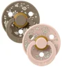 Set 2 suzete rotunde din latex BIBS LIBERTY Colour Capel - Blush Mix (0-6 luni) foto