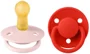 Набор из 2 круглых латексных пустышек BIBS De Lux Blossom/Candy Apple (6-18 мес.) foto