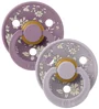 Set 2 suzete rotunde din latex BIBS LIBERTY Colour Capel - Fossil Grey Mix (6-18 luni) foto